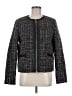 J. McLaughlin 100% Nylon Tweed Black Jacket Size M - photo 1