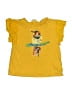 Zara Yellow Short Sleeve Top Size 6 - photo 1