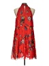 CeCe 100% Polyester Red Cocktail Dress Size L - photo 2