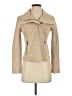 Ecru 100% Leather Tan Leather Jacket Size XS - photo 1