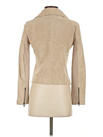 Ecru Leather Jacket (view 2)