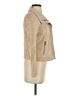 Ecru 100% Leather Tan Leather Jacket Size XS - photo 4
