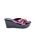 Donald J Pliner Purple Wedges Size 6 1/2 - photo 1