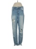 BKE Hearts Blue Jeans Size 25 waist - photo 1