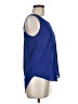 E&M Collection Blue Sleeveless Blouse Size M - photo 4