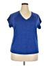 Ideology 100% Polyester Blue Short Sleeve Top Size XXL - photo 1