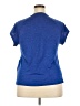 Ideology 100% Polyester Blue Short Sleeve Top Size XXL - photo 2