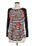 A.gain Black 3/4 Sleeve T-Shirt Size M - photo 1
