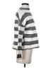 Eri + Ali Stripes Gray Turtleneck Sweater Size XS - photo 4