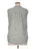 Old Navy Gray Sleeveless Button-Down Shirt Size XL - photo 2