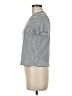 Marled Essentials Stripes Ivory Short Sleeve Turtleneck Size M - photo 5