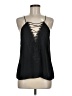 WAYF 100% Polyester Black Sleeveless Blouse Size M - photo 1