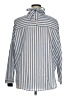 Zara Basic 100% Cotton Stripes Blue Long Sleeve Button-Down Shirt Size XL - photo 2
