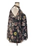 Libby Edelman 100% Polyester Floral Black Long Sleeve Blouse Size XXL - photo 4