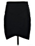 Express Solid Black Casual Skirt Size 8 - photo 1