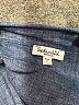 Splendid Blue 3/4 Sleeve Button-Down Shirt Size M - photo 7