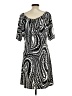 AB Studio Paisley Silver Casual Dress Size L - photo 2