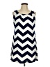 Gilli Chevron-herringbone Blue Casual Dress Size L - photo 1