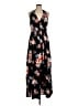 One Clothing 100% Polyester Floral Black Casual Dress Size M - photo 1