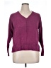 Tahari Solid Pink Purple Pullover Sweater Size XL - photo 1