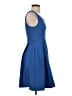 ModCloth Solid Blue Cocktail Dress Size S - photo 4