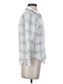 Well Worn 100% Viscose Plaid Silver Long Sleeve Button-Down Shirt Size S - photo 4