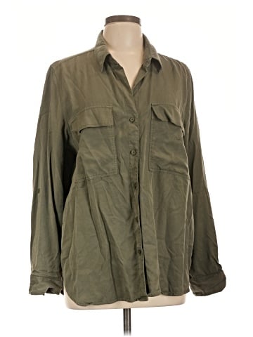 Babaton Long Sleeve Button-Down Shirt (view 1)