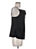 Glam 100% Polyester Black Sleeveless Blouse Size L - photo 4