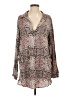 Tysa Gray Long Sleeve Blouse Size Med (2) - photo 1