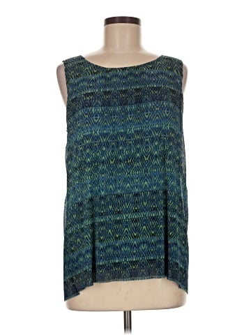 Rose + Olive Sleeveless Top (view 1)