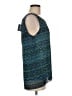 Rose + Olive Teal Sleeveless Top Size M - photo 4
