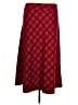 Laura Scott Argyle Red Casual Skirt Size 16 - photo 1