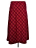 Laura Scott Argyle Red Casual Skirt Size 16 - photo 2