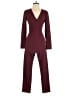 Black Halo Burgundy Jumpsuit Size 0 - photo 1