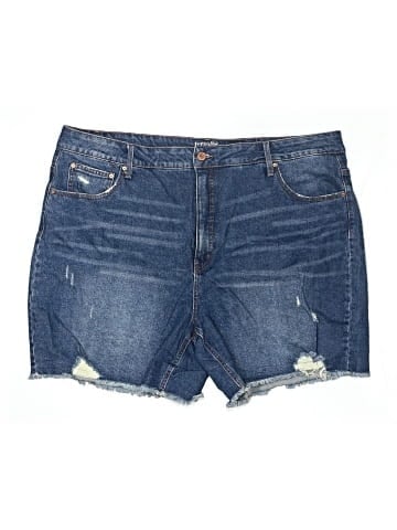 Terra & Sky Denim Shorts (view 1)