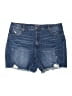 Terra & Sky Blue Denim Shorts Size 22 - photo 1