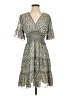 Max Studio Paisley Gray Casual Dress Size S - photo 1