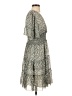 Max Studio Paisley Gray Casual Dress Size S - photo 4