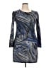 Papillon Graphic Blue Casual Dress Size XL (estimated) - photo 1