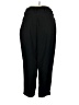 ELOQUII 100% Polyester Black Casual Pants Size 14 Plus - photo 2