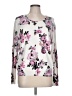 Daniel Rainn Floral Ivory Pullover Sweater Size L - photo 1