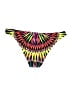 Mara Hoffman Graphic Black Swimsuit Bottoms Size Sm - photo 2