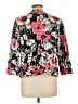 Kim Rogers 100% Linen Floral Pink Jacket Size L - photo 2