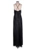 DB Studio 100% Polyester Metallic Black Cocktail Dress Size 4 - photo 2