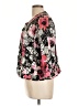 Kim Rogers 100% Linen Floral Pink Jacket Size L - photo 5