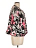 Kim Rogers 100% Linen Floral Pink Jacket Size L - photo 4
