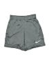 Nike 100% Polyester Graphic Gray Athletic Shorts Size 3-4 years - photo 1