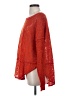 Free People Orange Red Long Sleeve Blouse Size S - photo 5