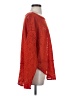Free People Orange Red Long Sleeve Blouse Size S - photo 4