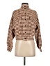 Marled Houndstooth Brown Jacket Size S - photo 1